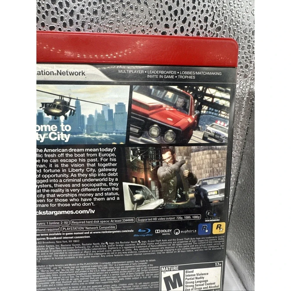 Grand Theft Auto IV Edition (PlayStation 3) No Manual With Map‎